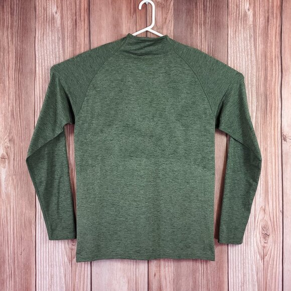 Lululemon Mens Size XL Metal Vent Tech Half Zip 2.0 Rainforest Green Green Twill - Picture 3 of 14